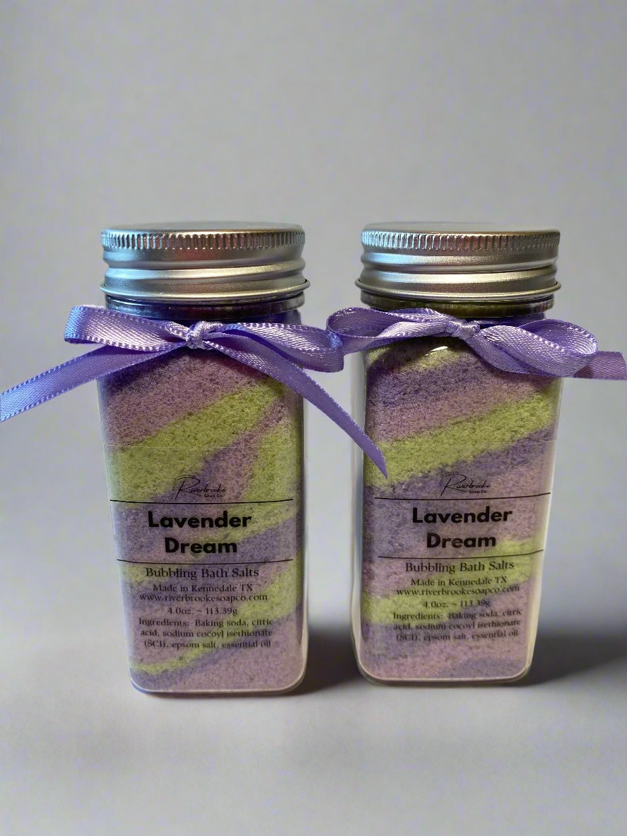 Lavender Dream Bubbling Bath Salts Riverbrooke Soap Company