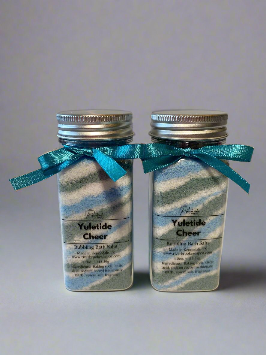 Yuletide Cheer Bubbling Bath Salts Riverbrooke Soap Company