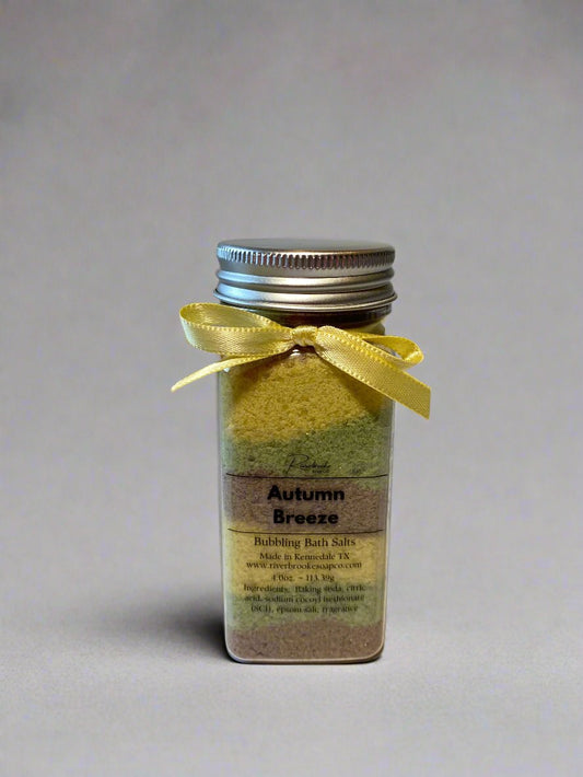 Autumn Breeze Bubbling Bath Salts Riverbrooke Soap Company