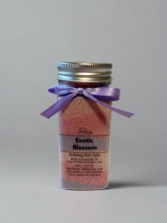 Exotic Blossom Bubbling Bath Salts Riverbrooke Soap Company