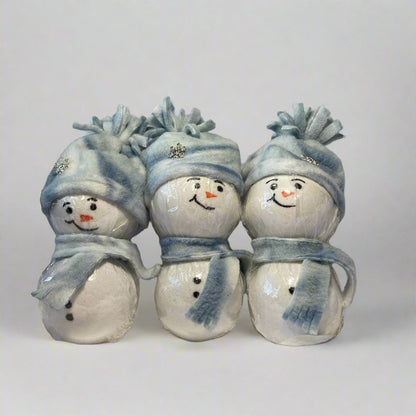Winterberry Frost Snowman Bath Bombs Riverbrooke Soap Company