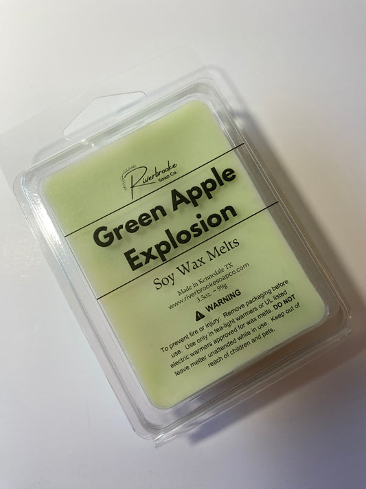 Green Apple Explosion Wax Melt Riverbrooke Soap Company