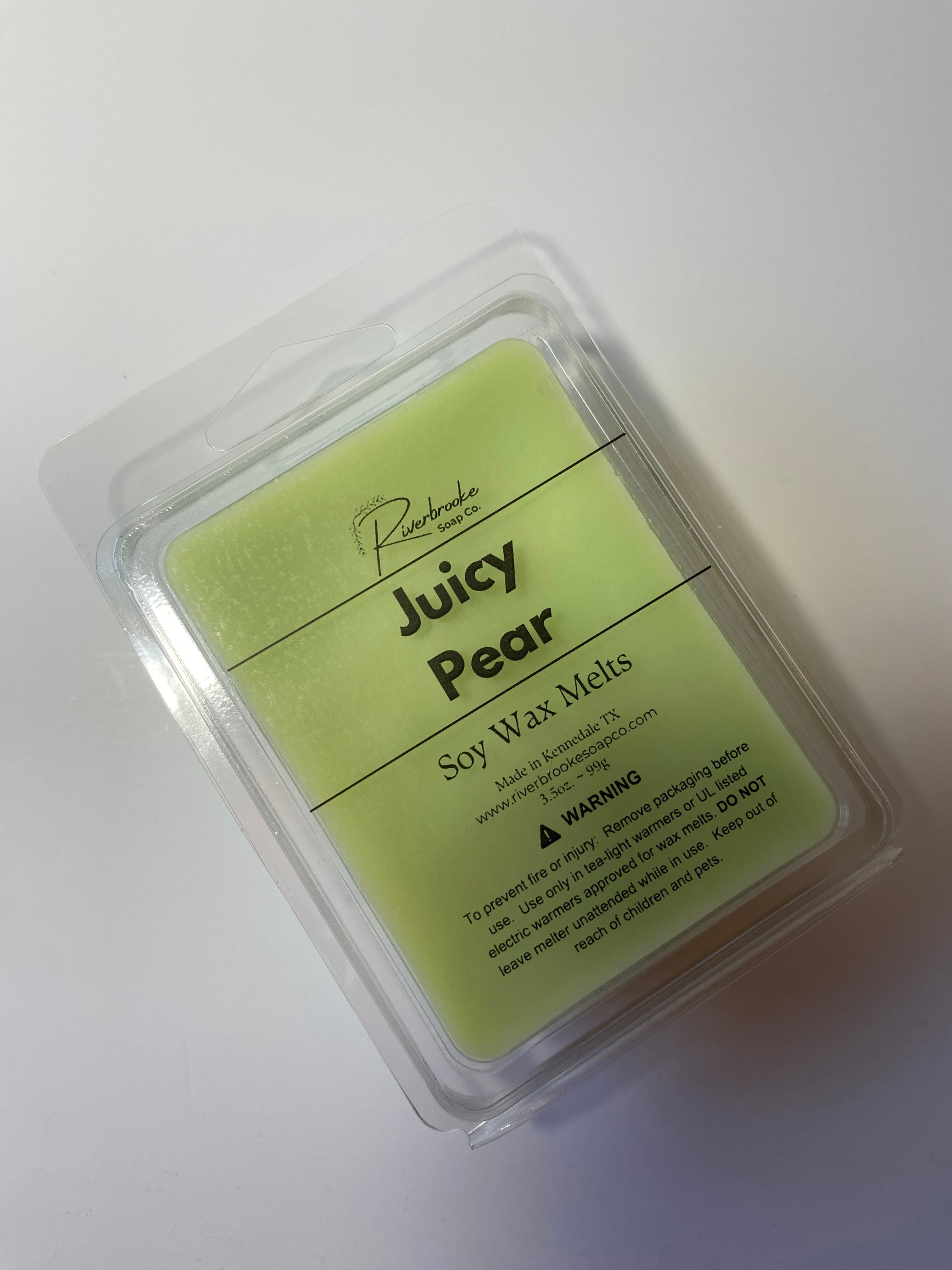 Juicy Pear Wax Melt Riverbrooke Soap Company