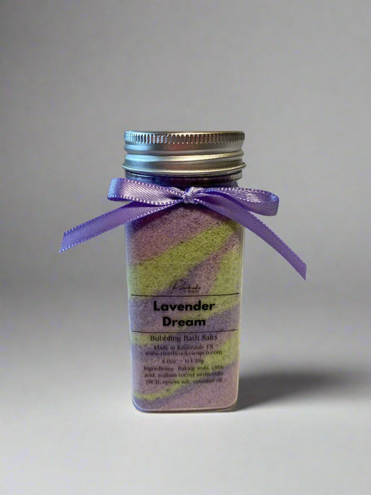 Lavender Dream Bubbling Bath Salts Riverbrooke Soap Company