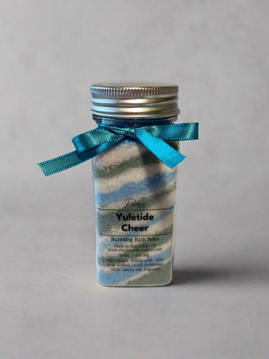 Yuletide Cheer Bubbling Bath Salts Riverbrooke Soap Company